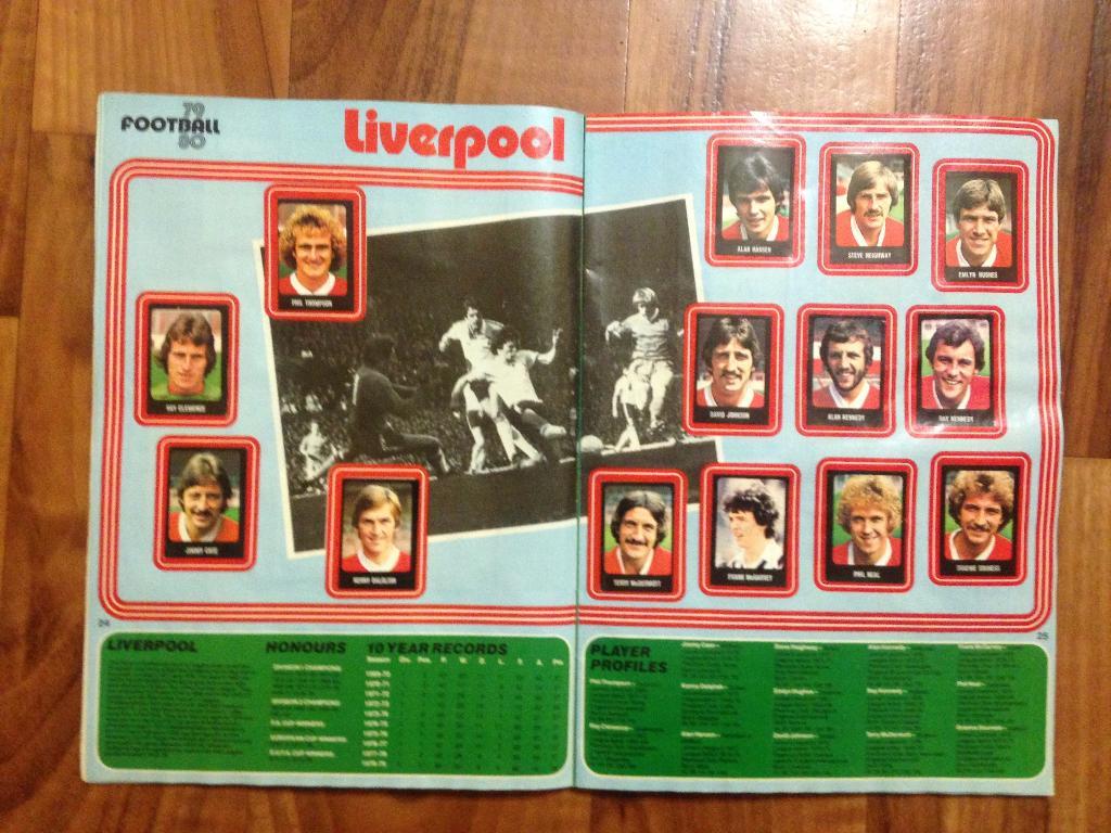Football 1979-80. Альбом с наклейками. 2