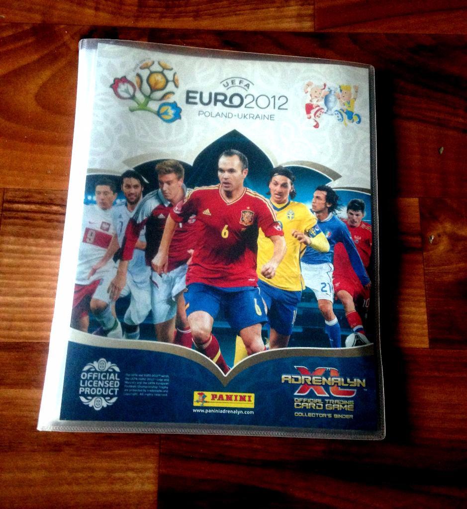 Panini. Adrenalin Euro-2012. Полный альбом с карточками.