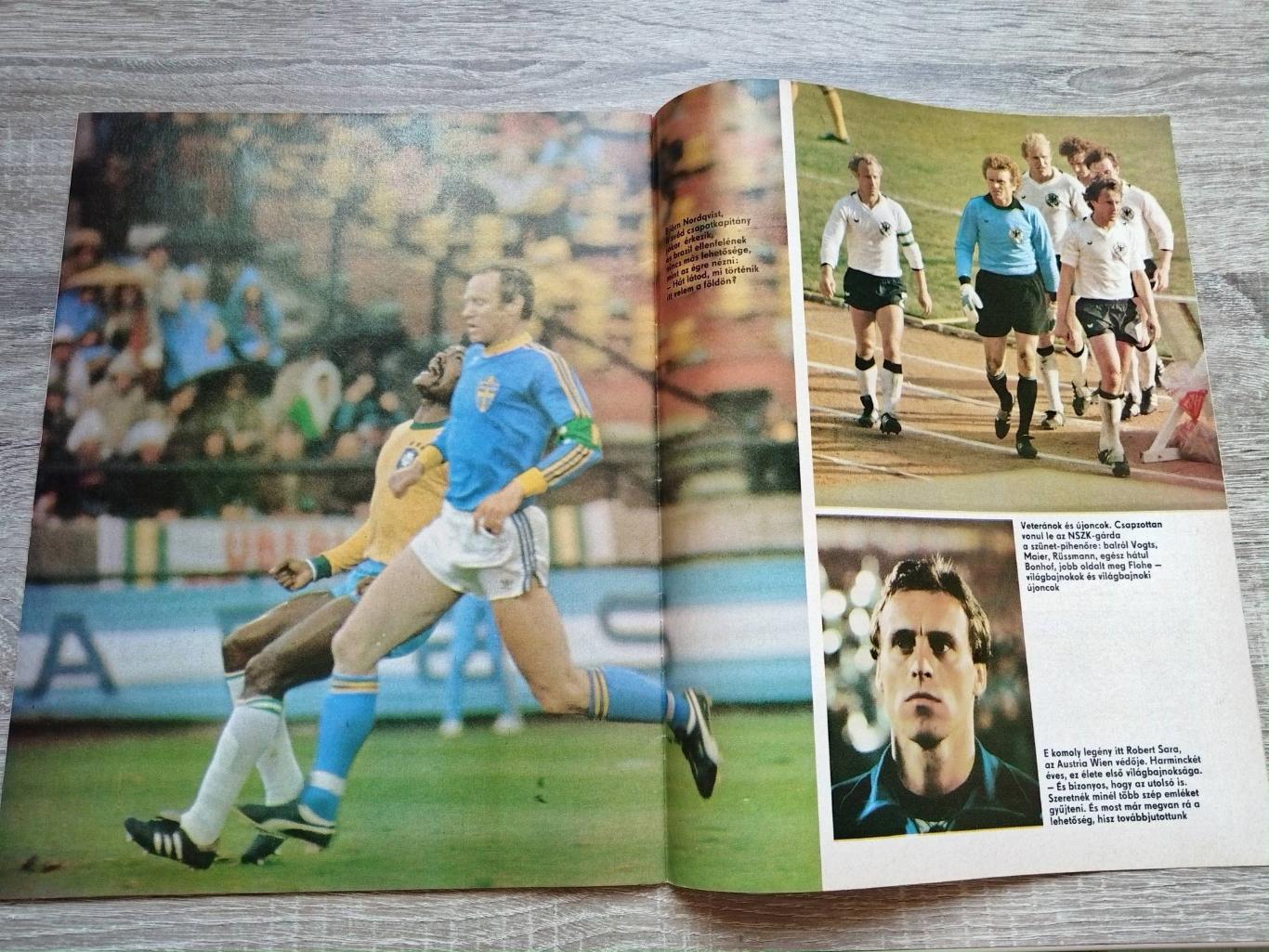Футбол. Журнал. Kepes sport (Кепеш спорт). Чемпионат мира 1978 1