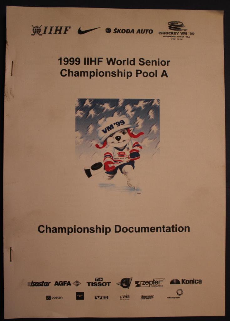 Хоккей. Чемпионат мира 1999. Группа А. Итоговая статистика