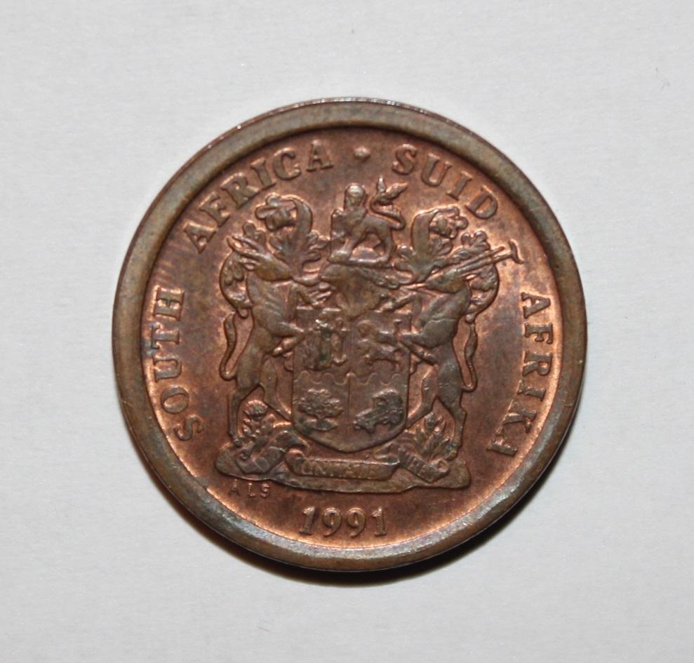 5 центов ЮАР 1991