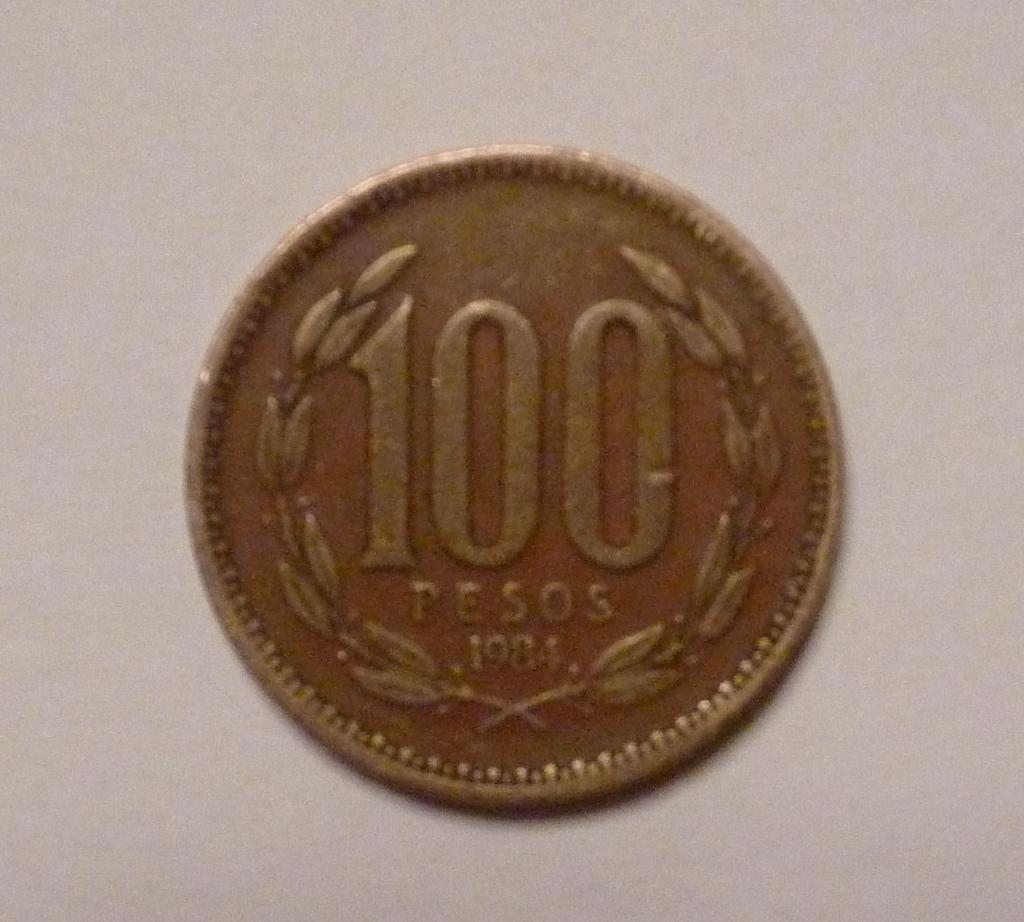 100 песо Чили 1984
