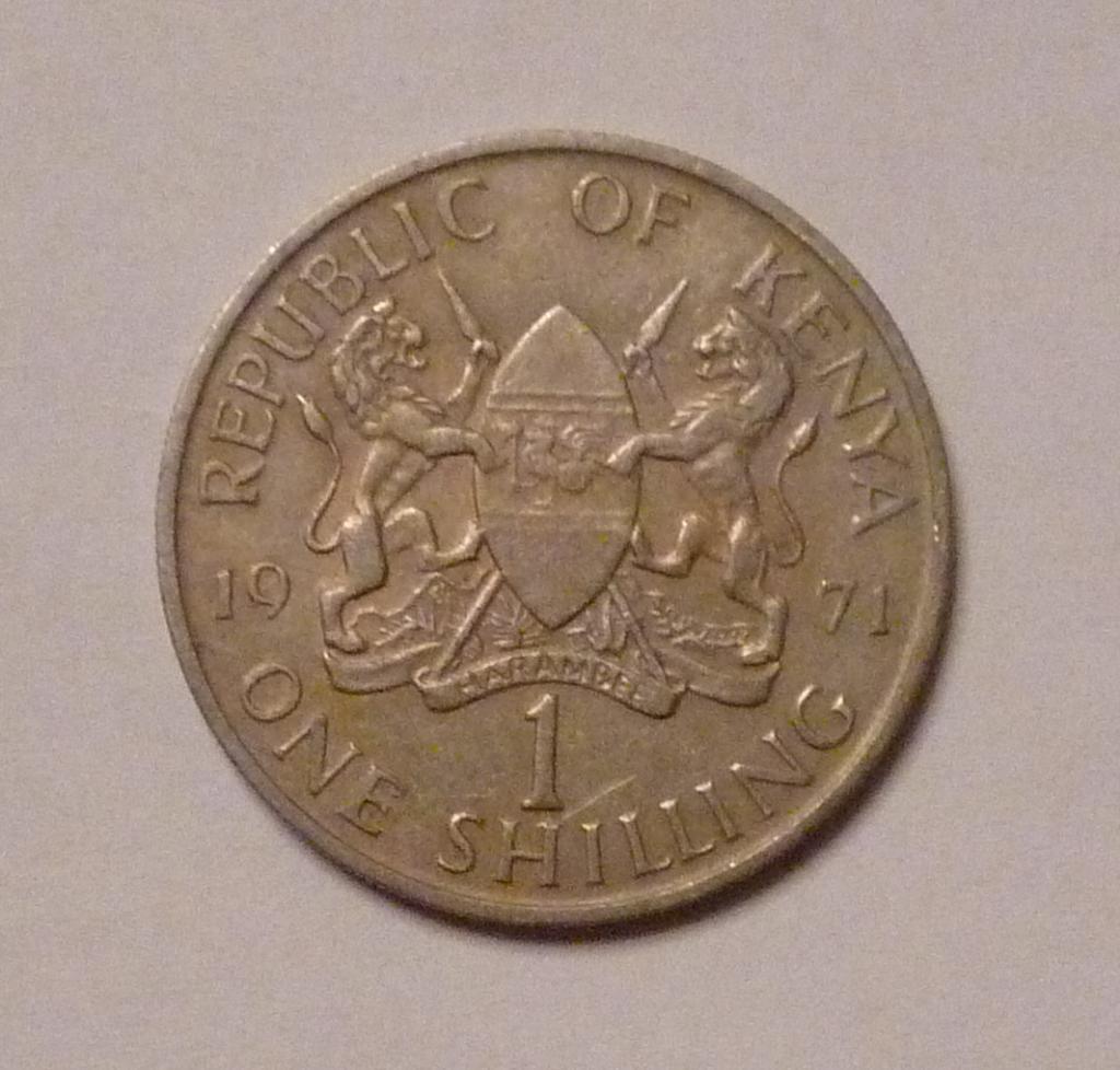 1 шиллинг Кения 1971