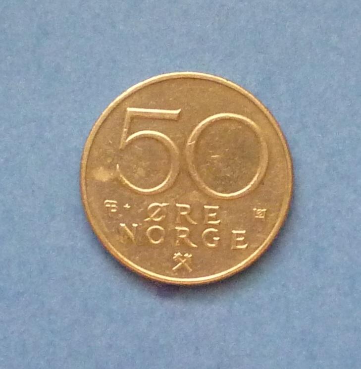 50 эре Норвегия 1980