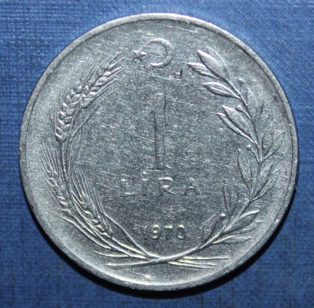 1 лира Турция 1970