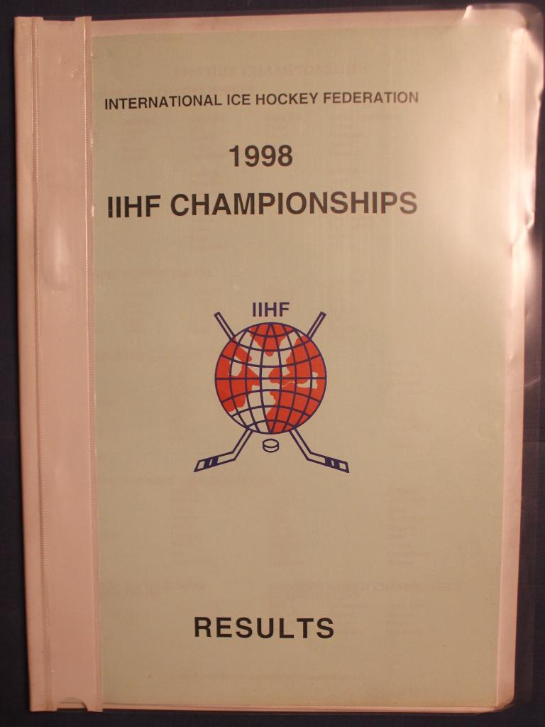 Международная федерация хоккея (ИИХФ). Результаты чемпионатов 1998