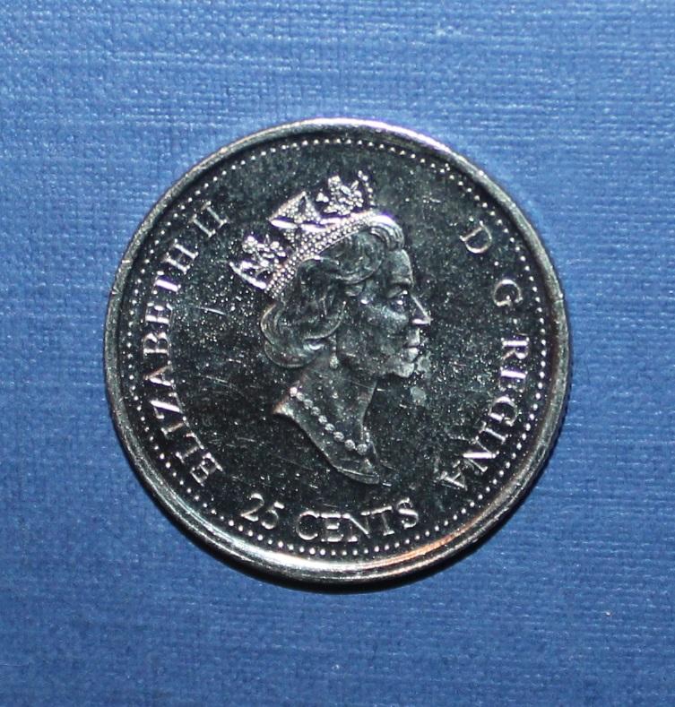 25 центов Канада 1999 ноябрь 1