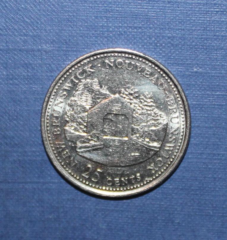 25 центов Канада 1992 Нью-Брансуик