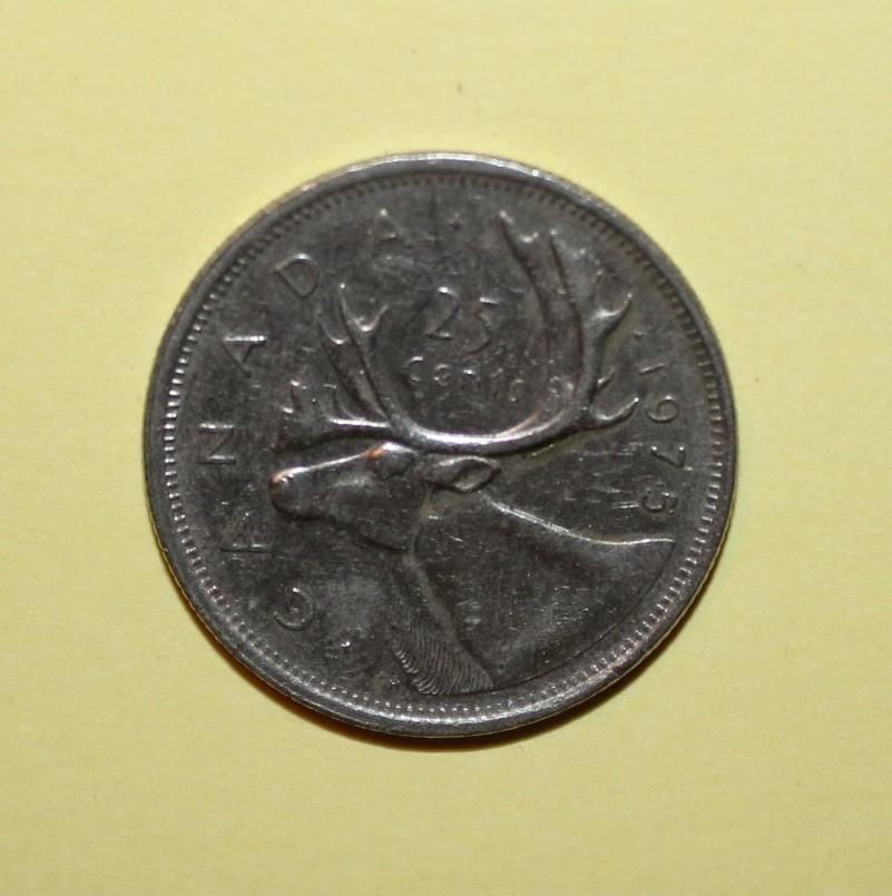 25 центов Канада 1975