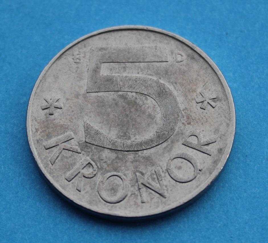 5 крон Швеция 1992