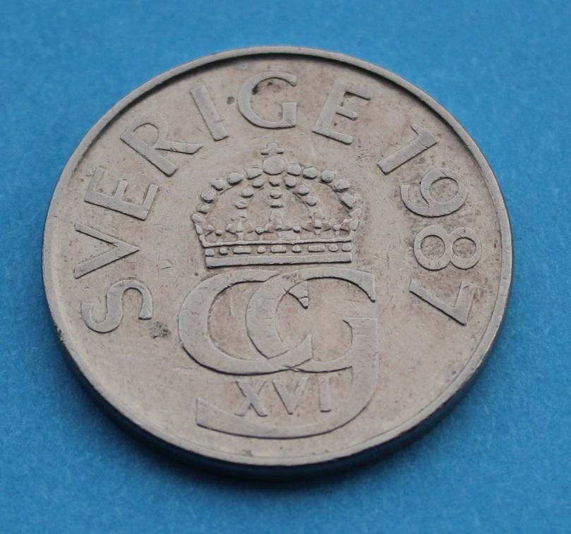 5 крон Швеция 1987 1