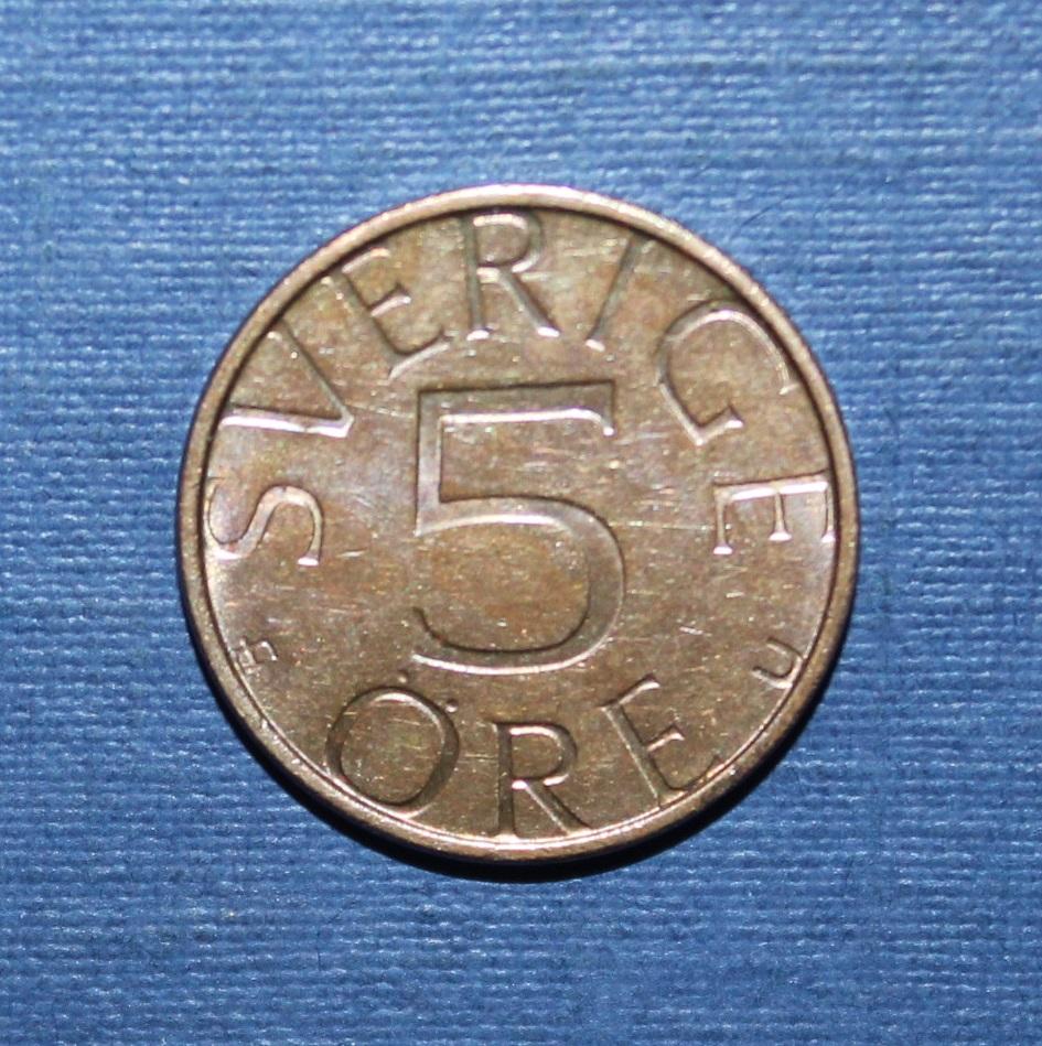 5 эре Швеция 1981 1