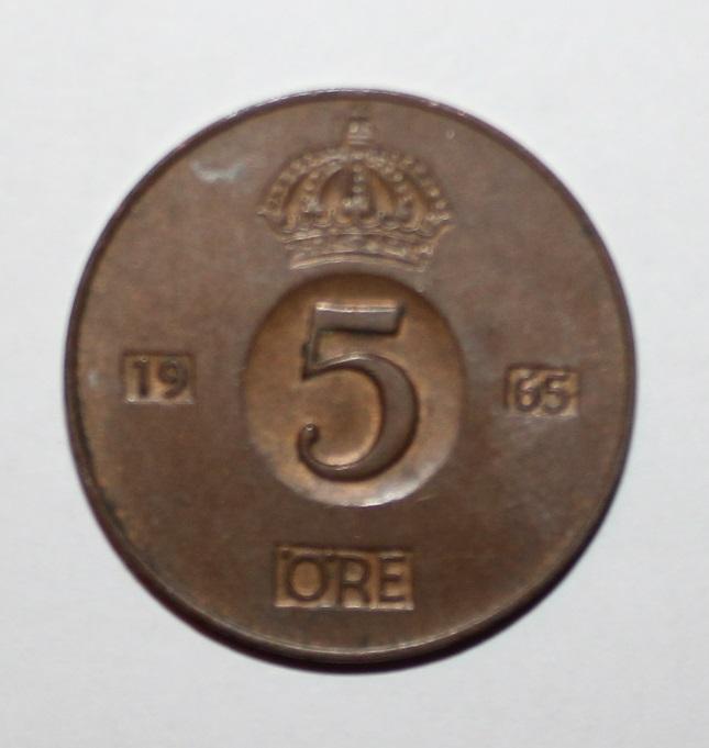 5 эре Швеция 1965
