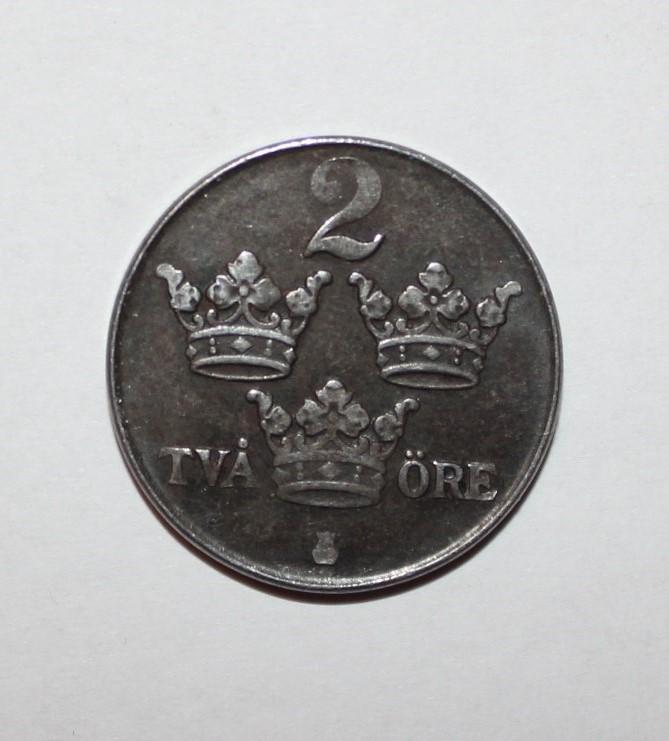 2 эре Швеция 1945 железо 1