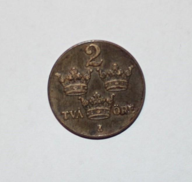 2 эре Швеция 1938 бронза 1
