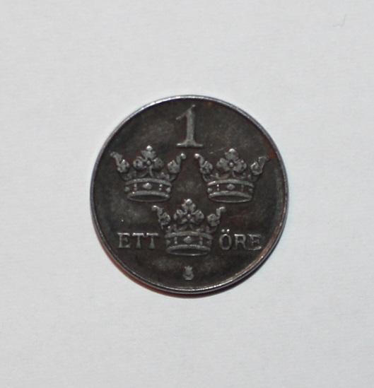 1 эре Швеция 1947 железо 1