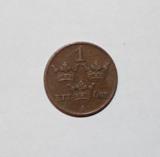 1 эре Швеция 1939 бронза 1