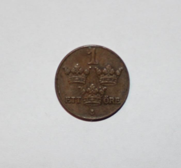 1 эре Швеция 1936 бронза 1