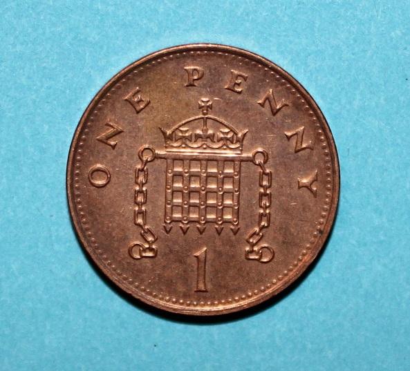 1 пенни Великобритания 1994
