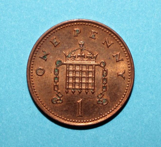 1 пенни Великобритания 1993