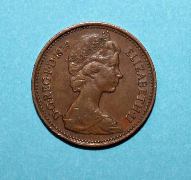 1 новый пенни Великобритания 1979 1