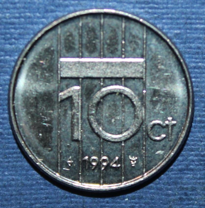 10 центов Нидерланды 1994