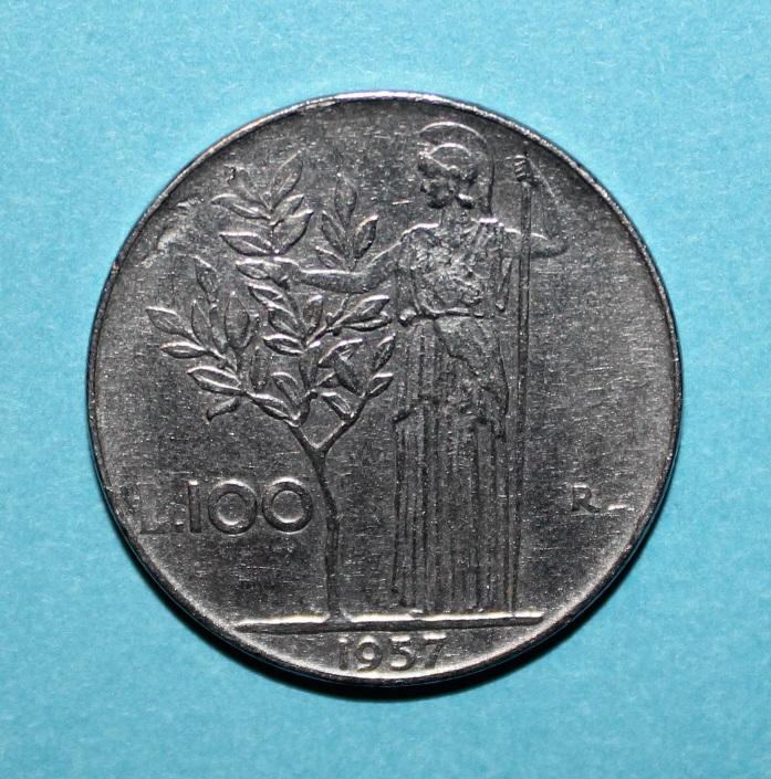 100 лир Италия 1957