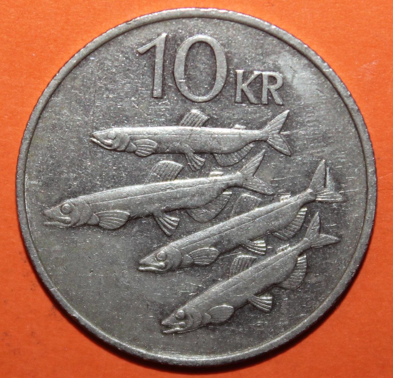 10 крон Исландия 1984