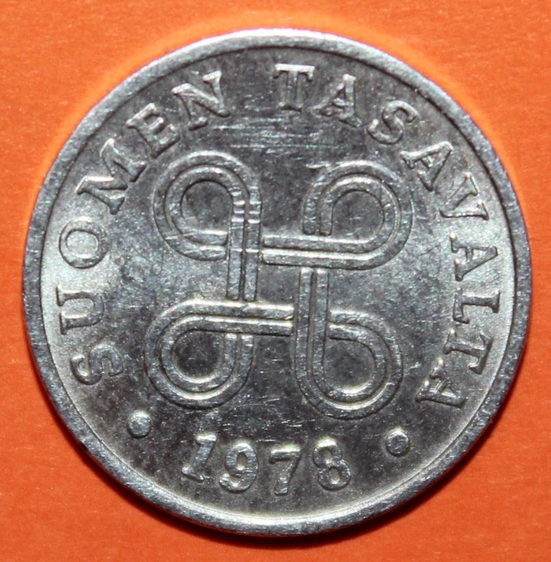 1 пенни Финляндия 1978 1