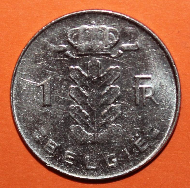 1 франк Бельгия 1977 (фламанд.)