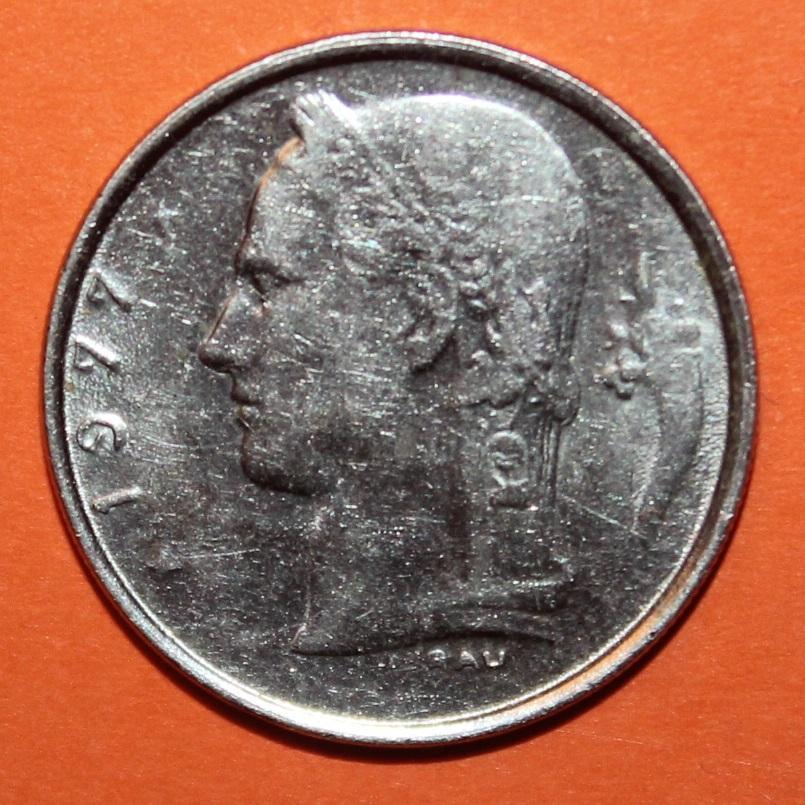 1 франк Бельгия 1977 (фламанд.) 1