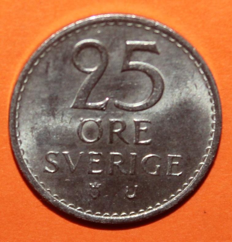 25 эре Швеция 1970