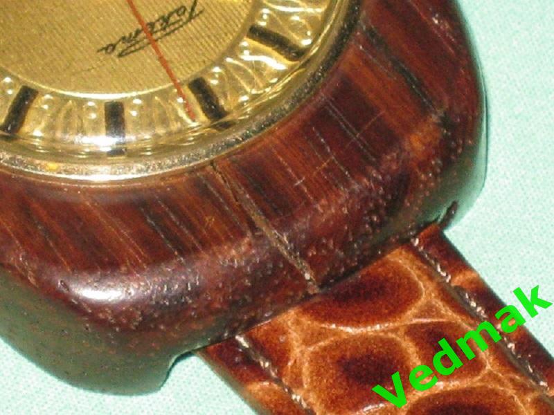 Часы РАКЕТА в корпусе из дерева СССР редкая модель 6