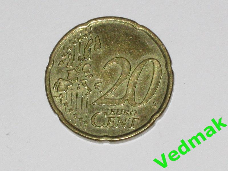 20 центов 2002 г. SUOMI