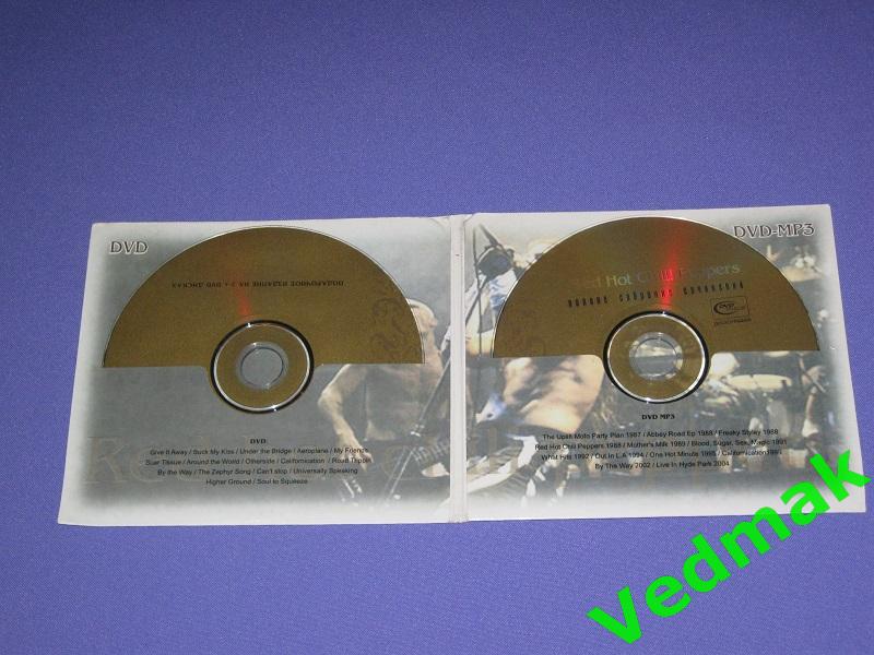 2 DVD MP3 RED HOT CHILI PEPPERS / ПОДАРОЧНОЕ ИЗДАНИЕ / 2