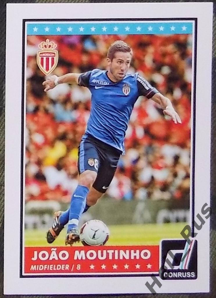 Футбол. Карточка Joao Moutinho/Жоау Моутинью (AS Monaco/Монако) Panini 2015
