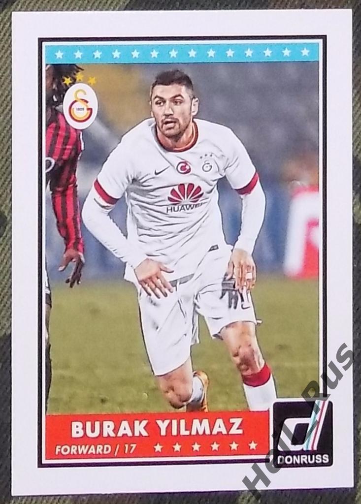 Футбол. Карточка Burak Yilmaz/Бурак Йылмаз (Галатасарай) Panini/Панини 2015