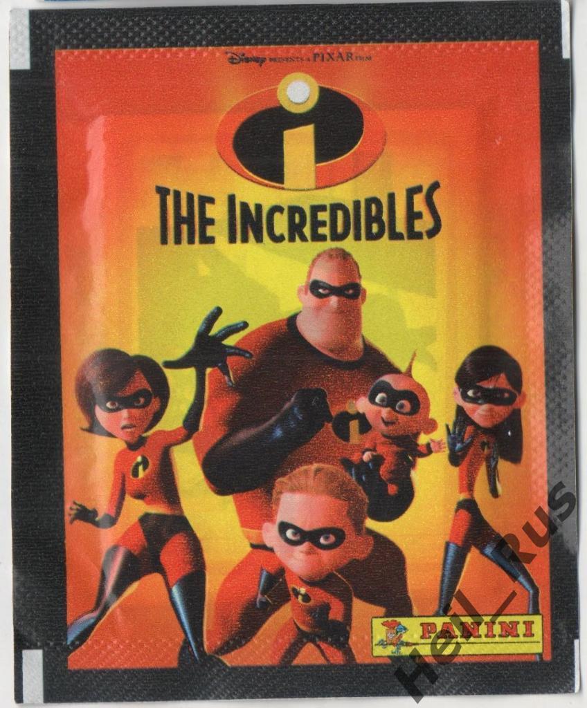 Наклейки/стикеры Запечатанный пакетик Panini/Панини Суперсемейка/The Incredibles