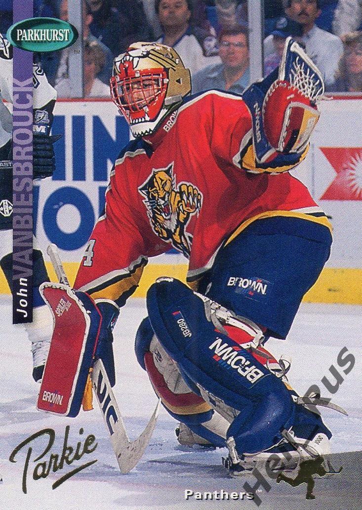 Хоккей. Карточка John Vanbiesbrouck/Джон Ванбисбрук (Florida Panthers) НХЛ/NHL