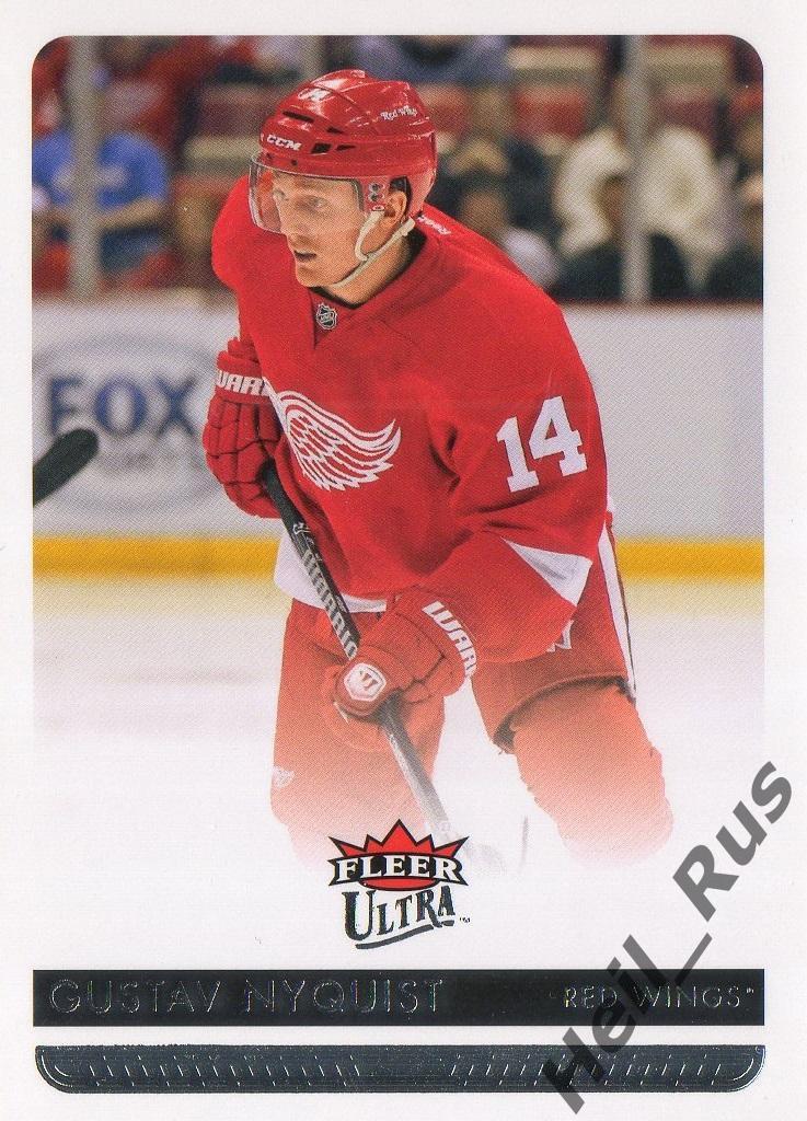 Хоккей. Карточка Gustav Nyquist/Густав Нюквист Detroit Red Wings/Детройт НХЛ/NHL