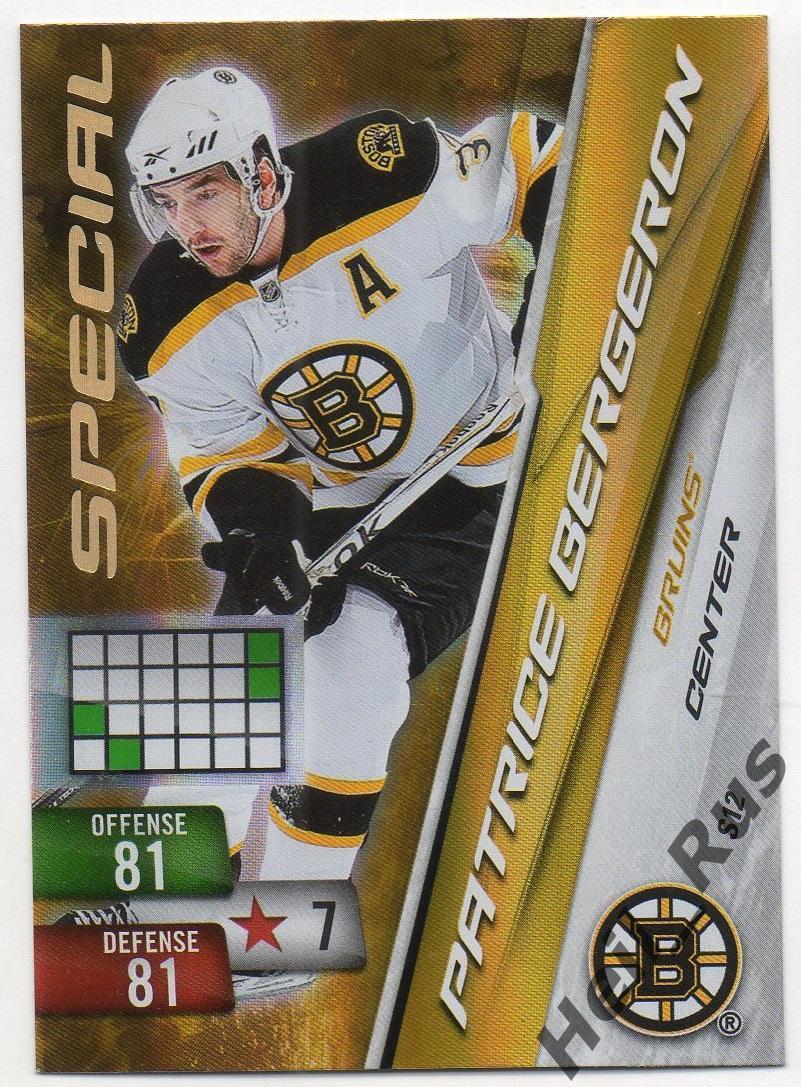 Хоккей; Карточка Patrice Bergeron/Патрис Бержерон Boston Bruins/Бостон НХЛ/NHL