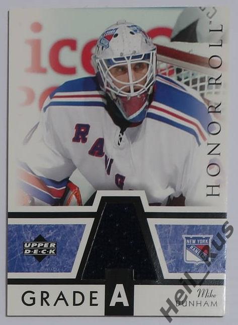 Карточка Mike Dunham/Майк Данхем (New York Rangers/Нью-Йорк Рейнджерс) НХЛ/NHL