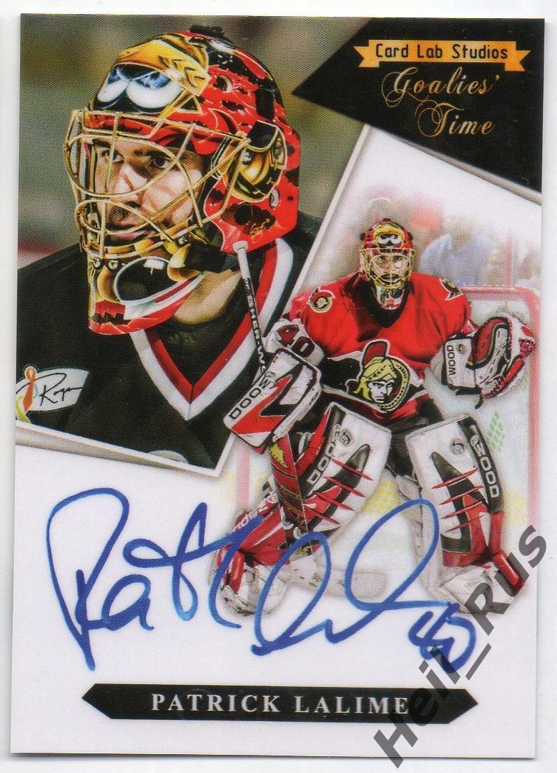 Карточка Patrick Lalime/Патрик Лалим (Ottawa Senators / Оттава Сенаторз) НХЛ/NHL