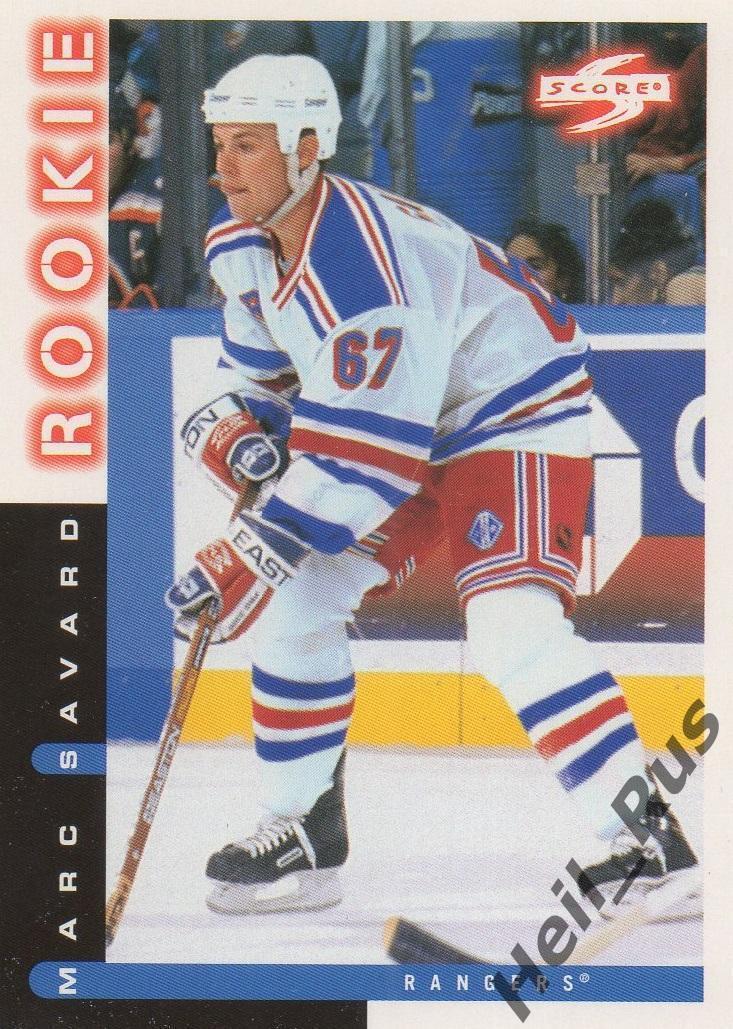 Хоккей. Карточка Marc Savard/Марк Савар (New York Rangers/Рейнджерс) НХЛ/NHL