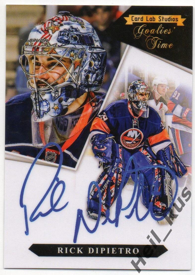 Хоккей; Карточка Rick DiPietro/Рик Дипьетро New York Islanders/Айлендерс НХЛ/NHL