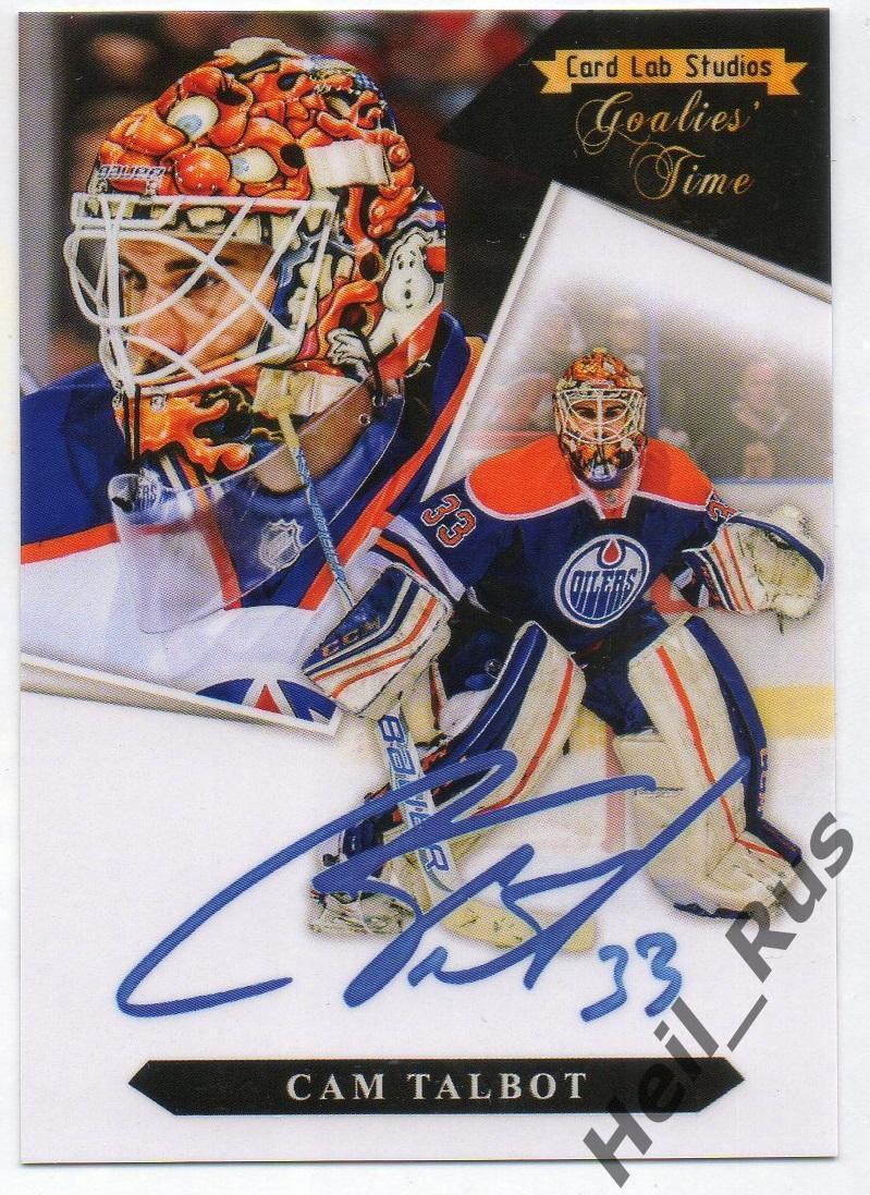 Хоккей. Карточка Cam Talbot/Кэм Тальбо (Edmonton Oilers/Эдмонтон Ойлерз) НХЛ/NHL
