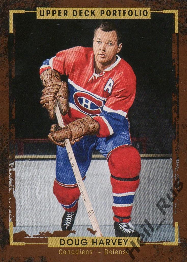 Хоккей. Карточка Doug Harvey/Дуг Харви (Montreal Canadiens / Монреаль) НХЛ/NHL
