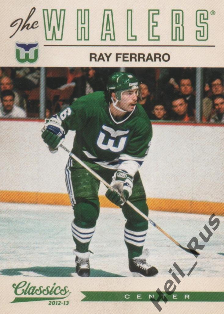 Хоккей. Карточка Ray Ferraro / Рэй Ферраро (Hartford Whalers/Хартфорд) НХЛ/NHL
