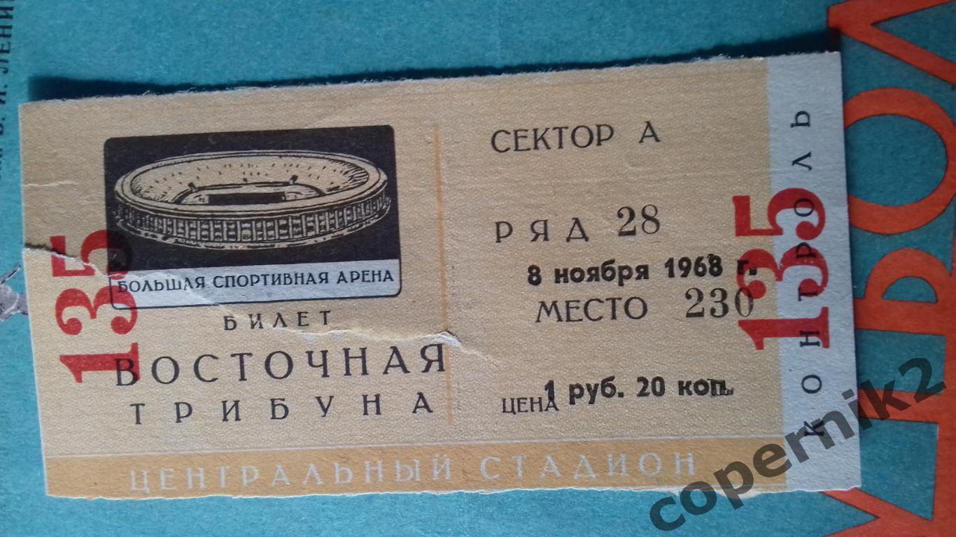 Кубок СССР.Финал. Торпедо Москва - Пахтакор - 08.11.1968