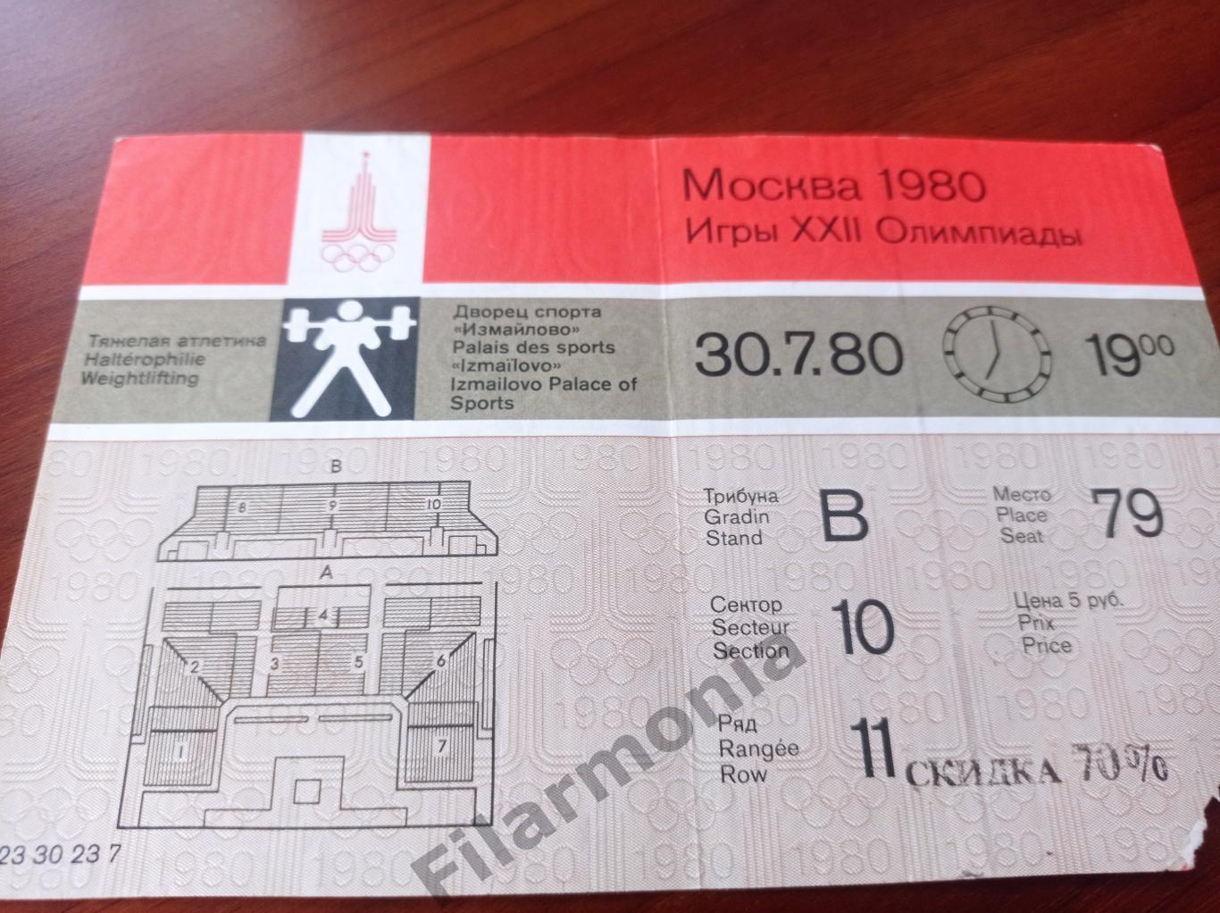 1980 Олимпиада Москва тяжелая атлетика